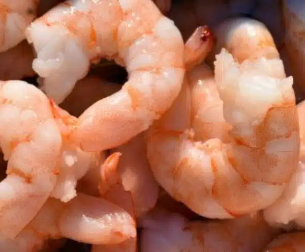 prawns cooked/peeled/tail off 500g