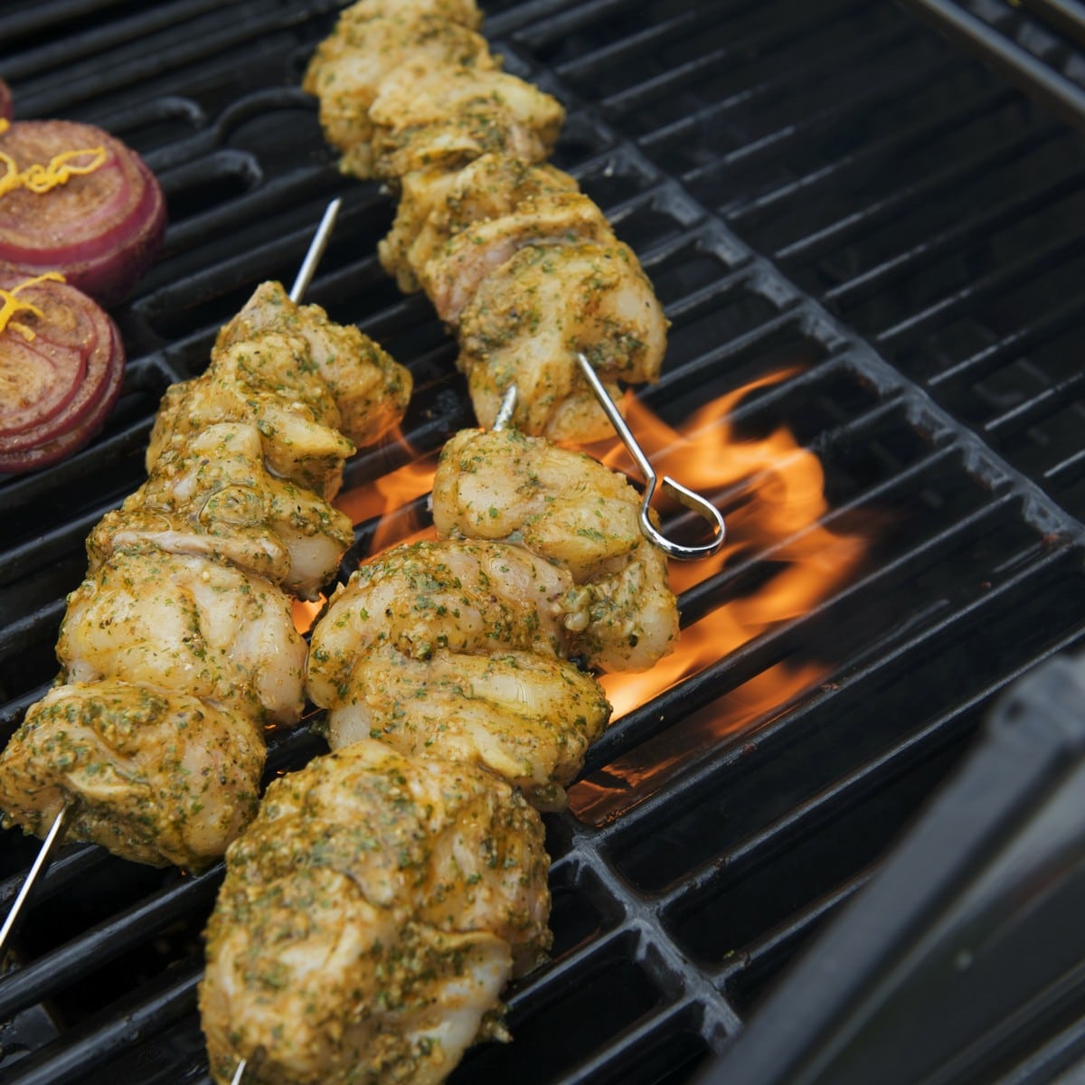 Monkfish And Pancetta Kebabs Frozen Fish Direct