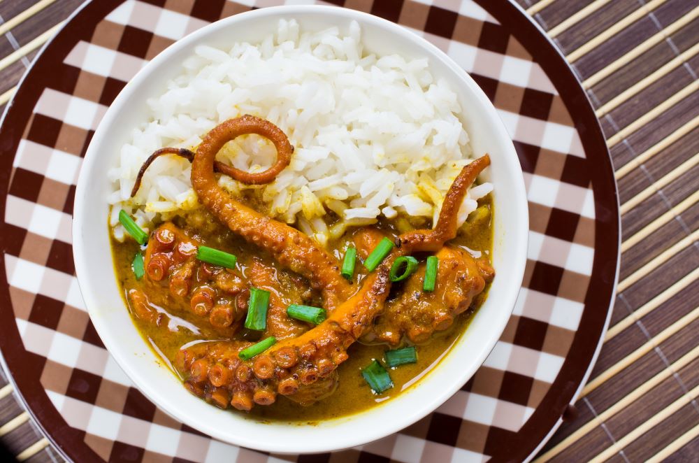 Octopus Curry Frozen Fish Direct