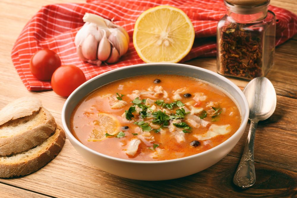 Coley and Tomato Soup - Frozen Fish Direct