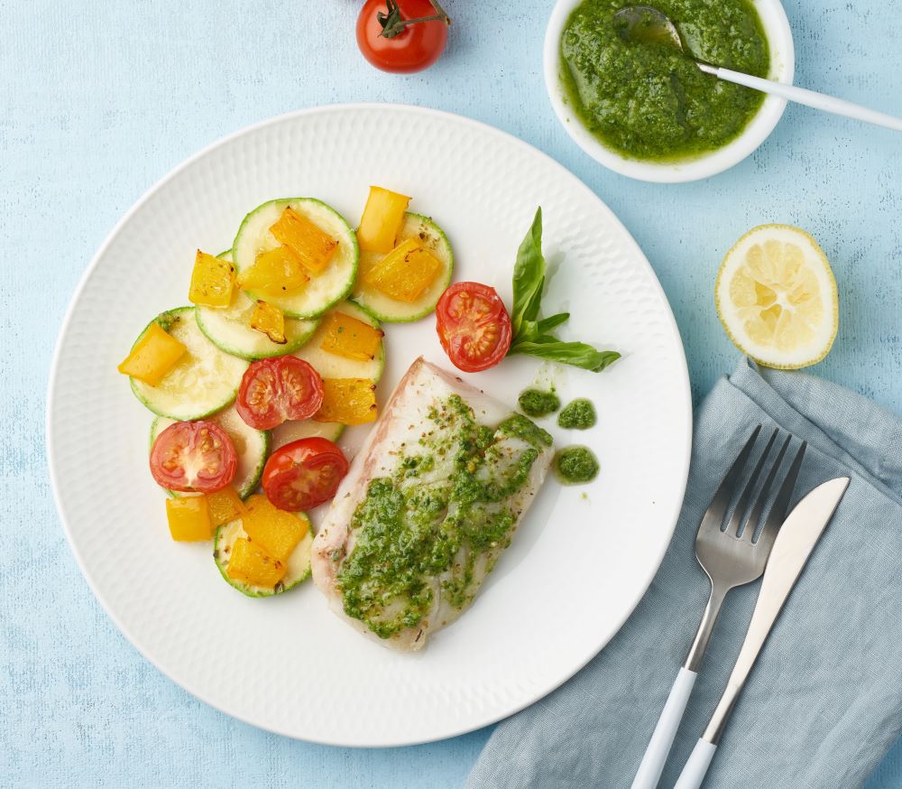 Dover Sole with Pesto Frozen Fish Direct