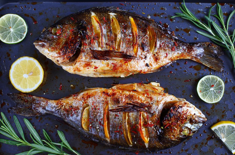 Sea Bream with Lemon and Parsley - Frozen Fish Direct