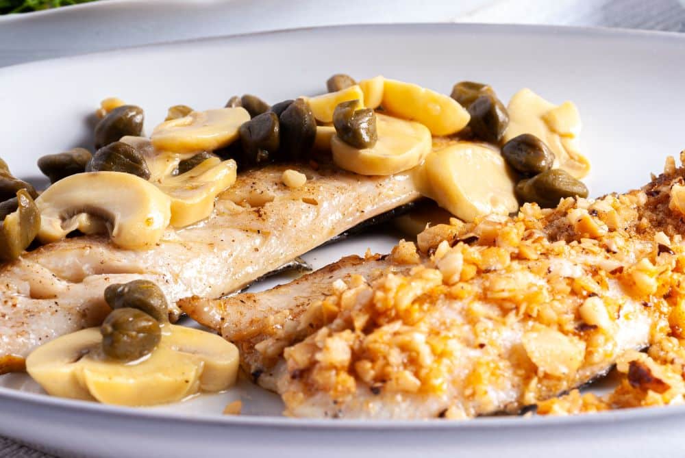 Trout with LemonCaper Sauce Frozen Fish Direct