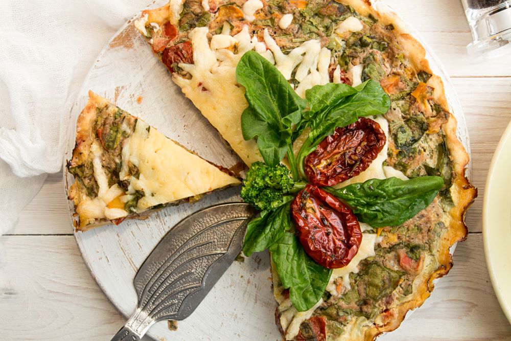 Tuna and Spinach Quiche Frozen Fish Direct
