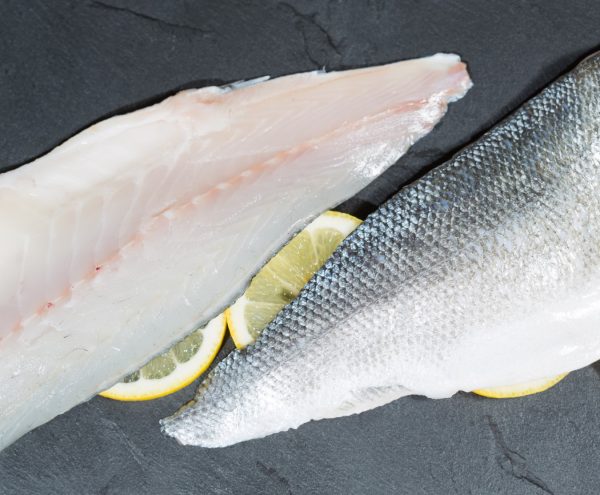 seabass fillets (wild) 380/450gram