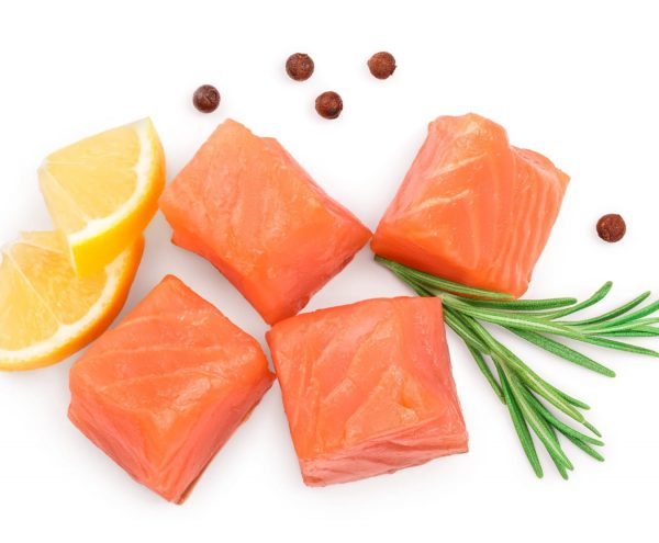 salmon fillets skin on box 140 170g